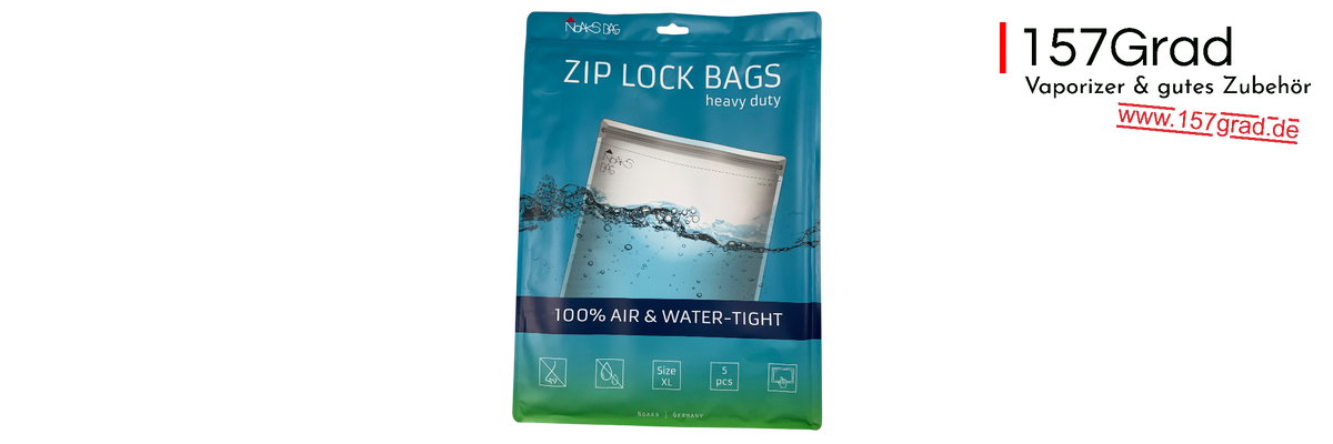 Noaks Bag Zip-Beutel, luft- und wasserdicht verschließbar