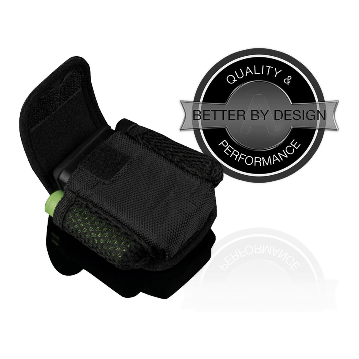 Arizer ArGo im geöffneten Gürtel-Etui