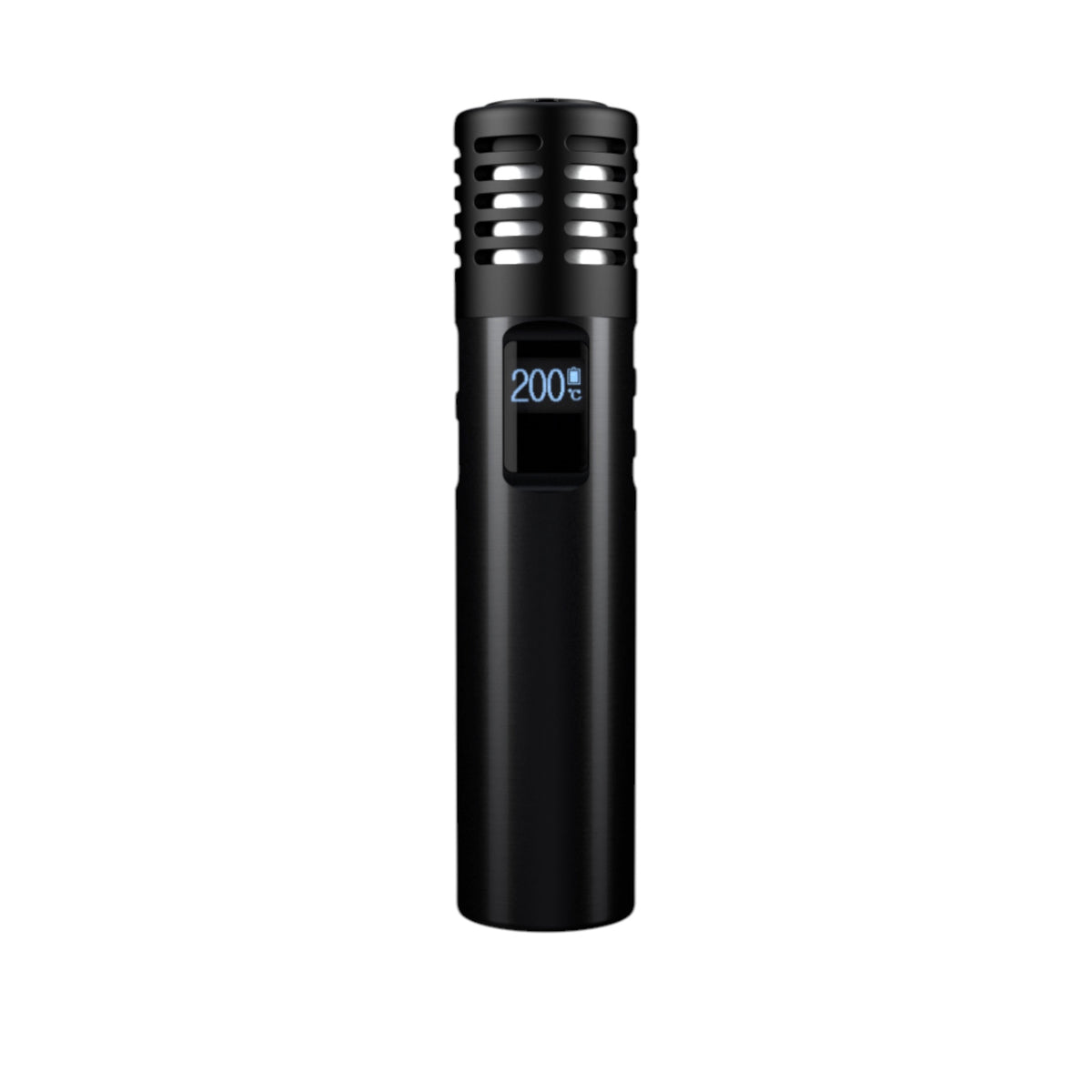 Arizer Air Max Vaporizer von vorn mit eingeschaltetem Display