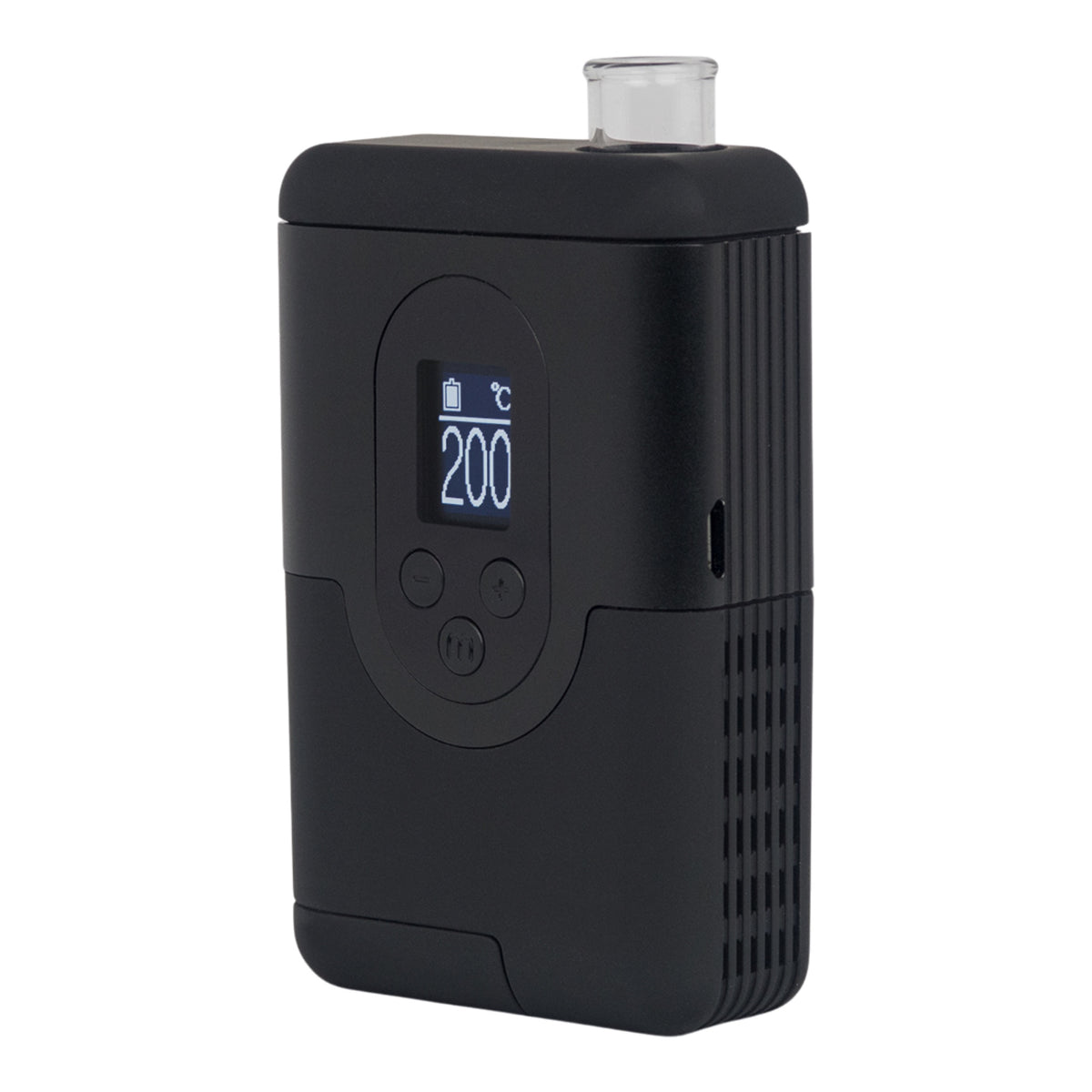 Arizer ArGo Vaporizer mit Lüftungsschlitzen an der Gehäuseseite