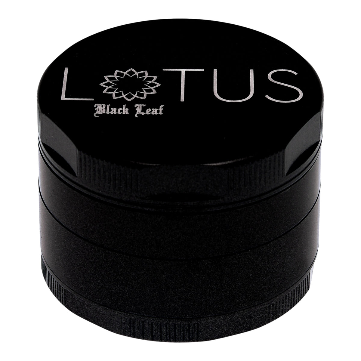 Black Leaf Lotus Grinder schwarz