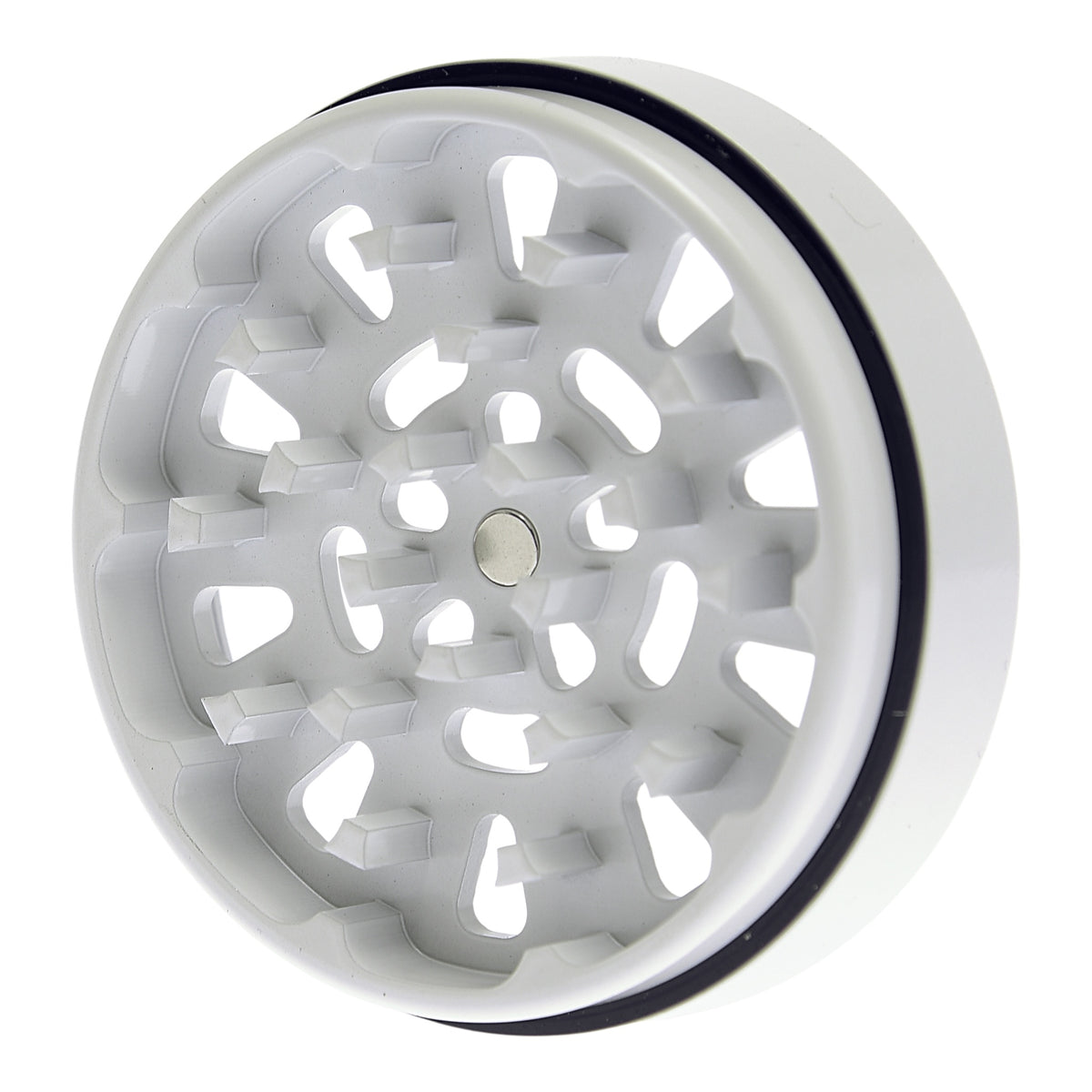 Black Leaf Lotus Grinder weiss Mahlwerk Details