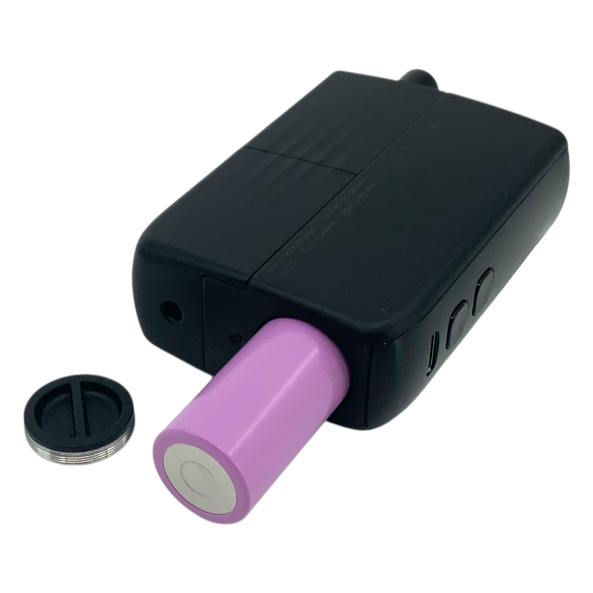 Black Leaf Brick modularer Vaporizer Akkufach offen