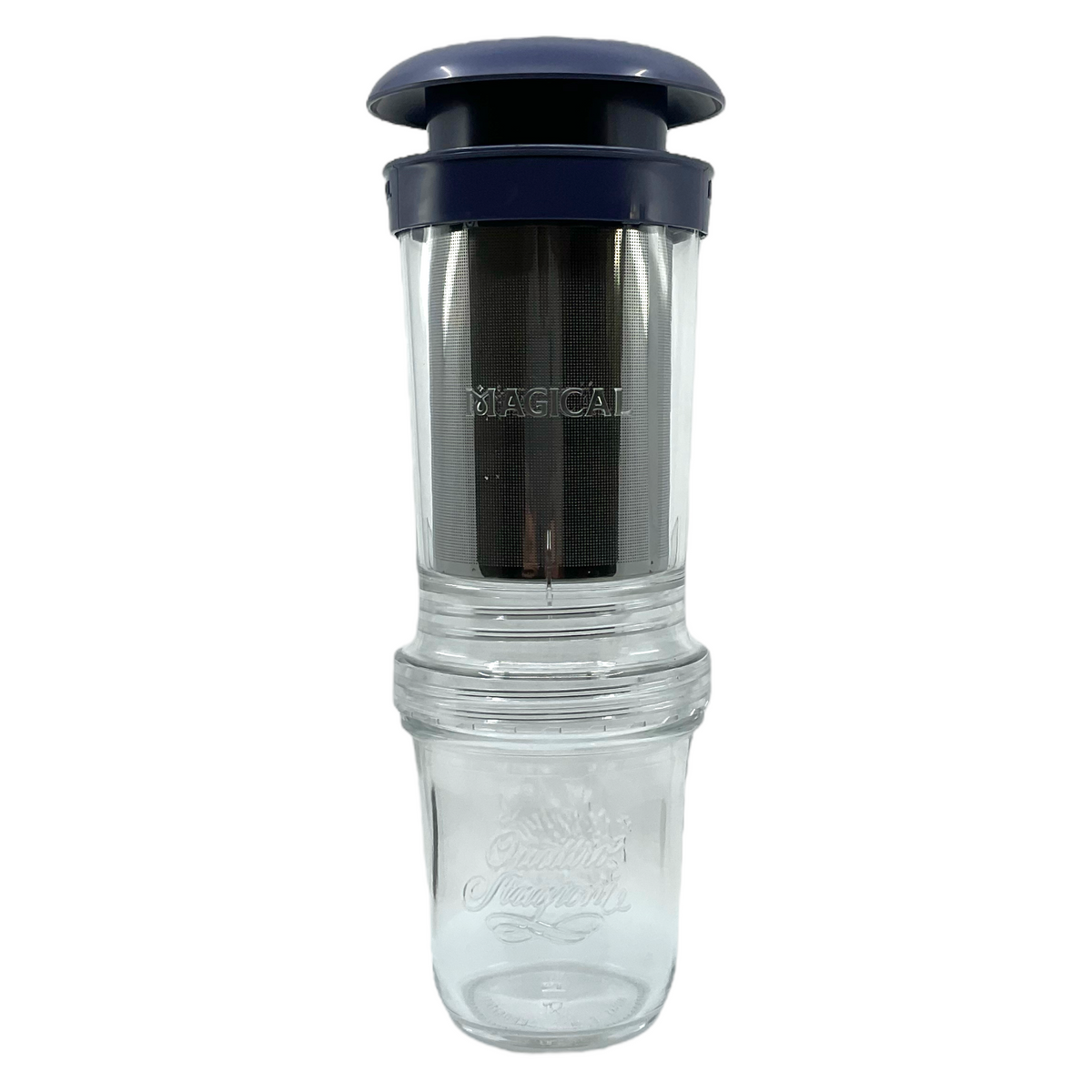 Bormioli Rocco Glas 320ml mit Magical Filter Presse