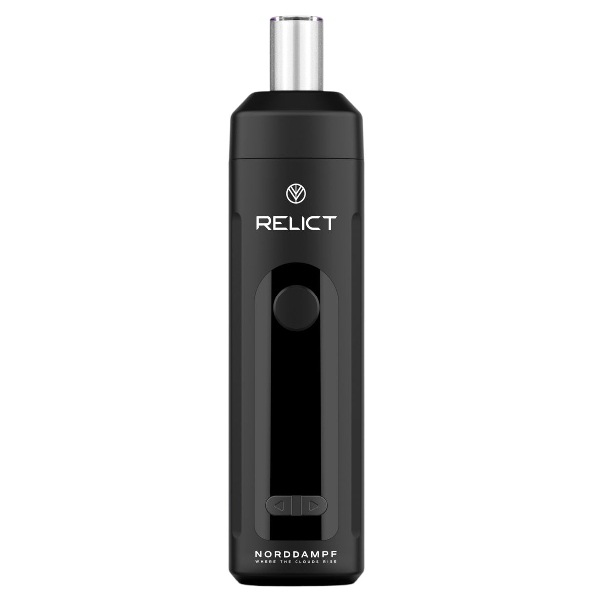 Norddampf Relict Vaporizer in Schwarz von vorn