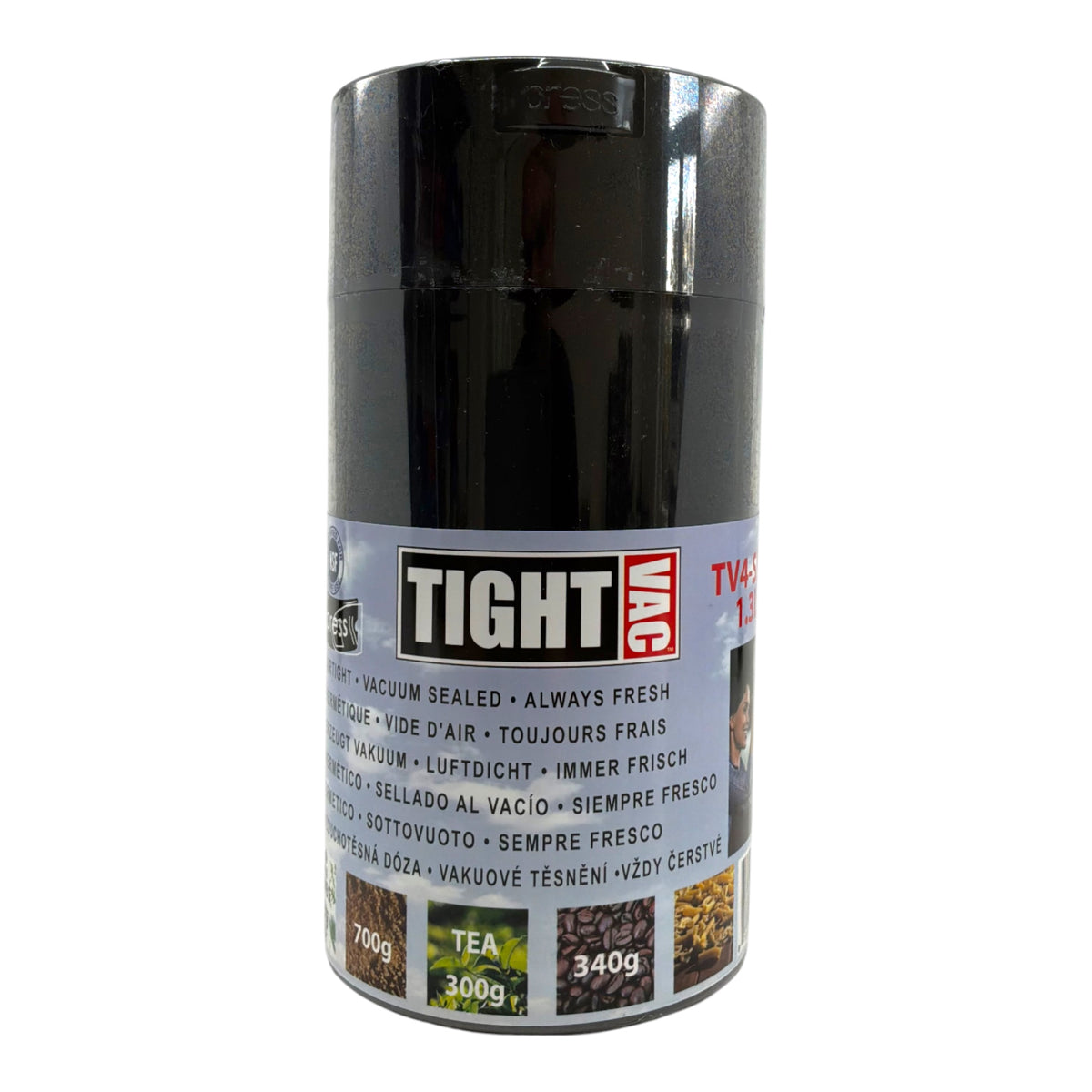 Tightpac Vitavac Vakuum-Container in Schwarz