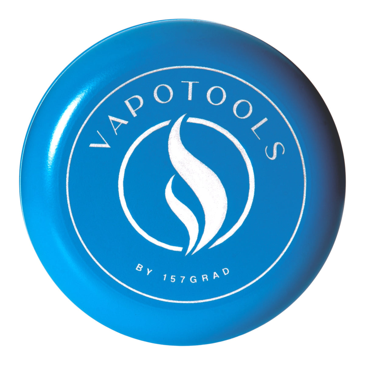 Vapotools by 157Grad Ceramic Herb Grinder 4teilig Blau Logo Details