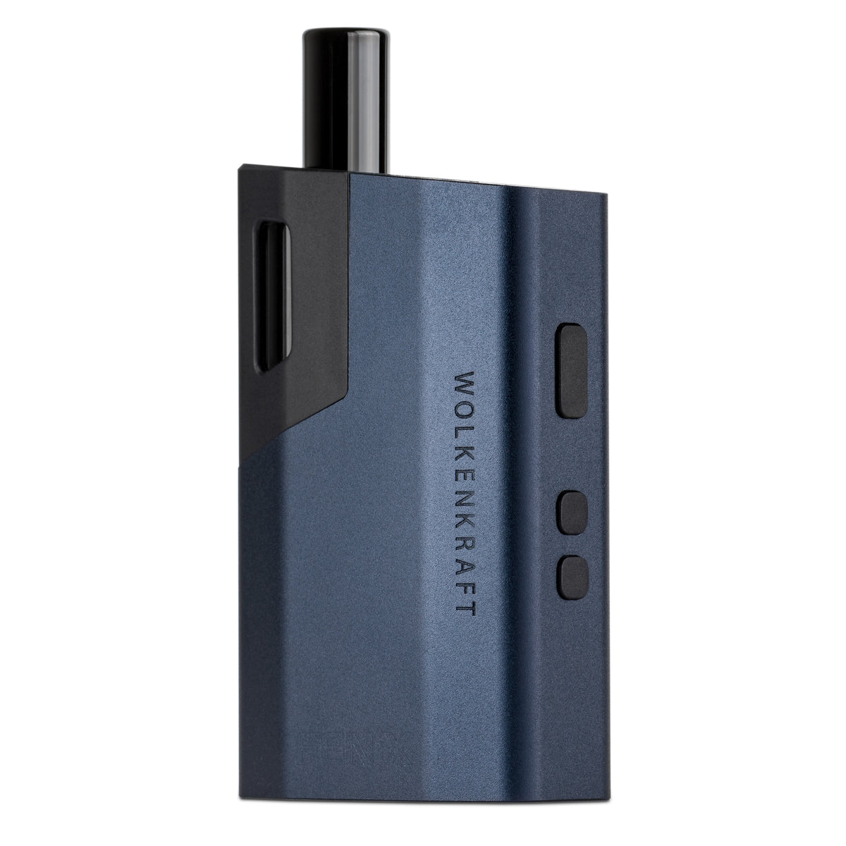 Wolkenkraft Äris Vaporizer in Blau von der Seite mit Bedientasten