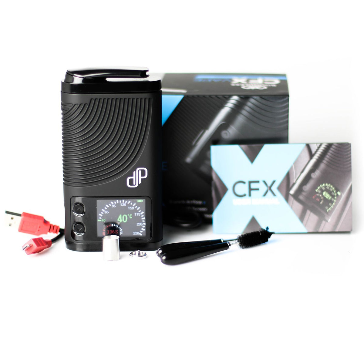 Boundless CFX Vaporizer schwarz Lieferumfang