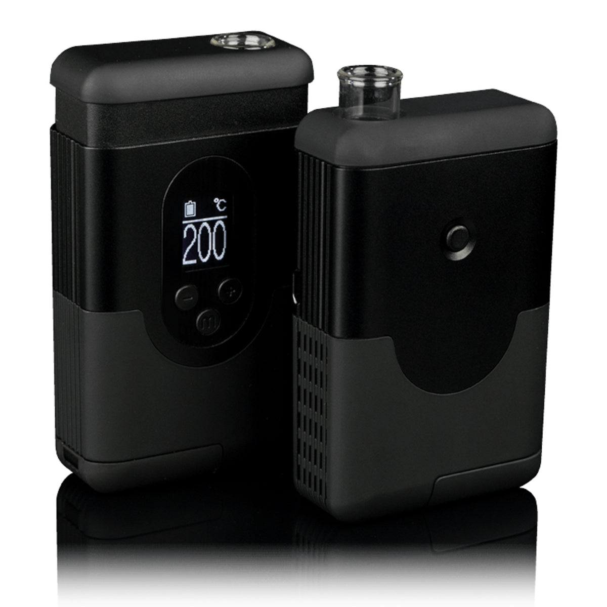 Arizer ArGo mit geöffneter und mit geschlossener Kammerklappe