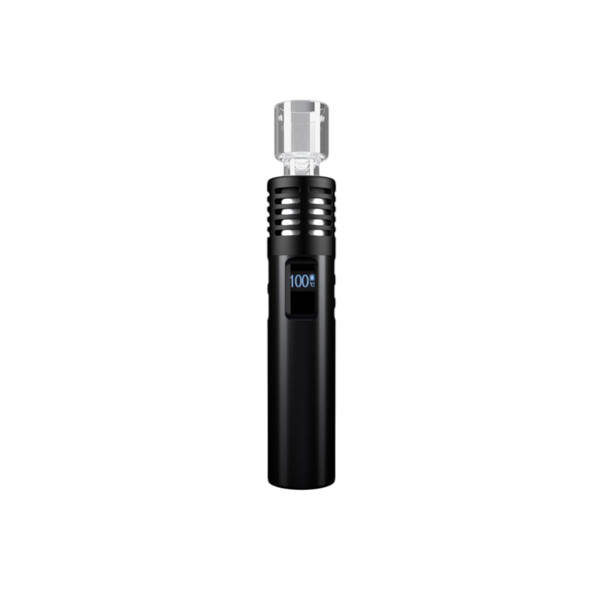 Arizer Air Max mit aufgestecktem kurzem Glasmundstück