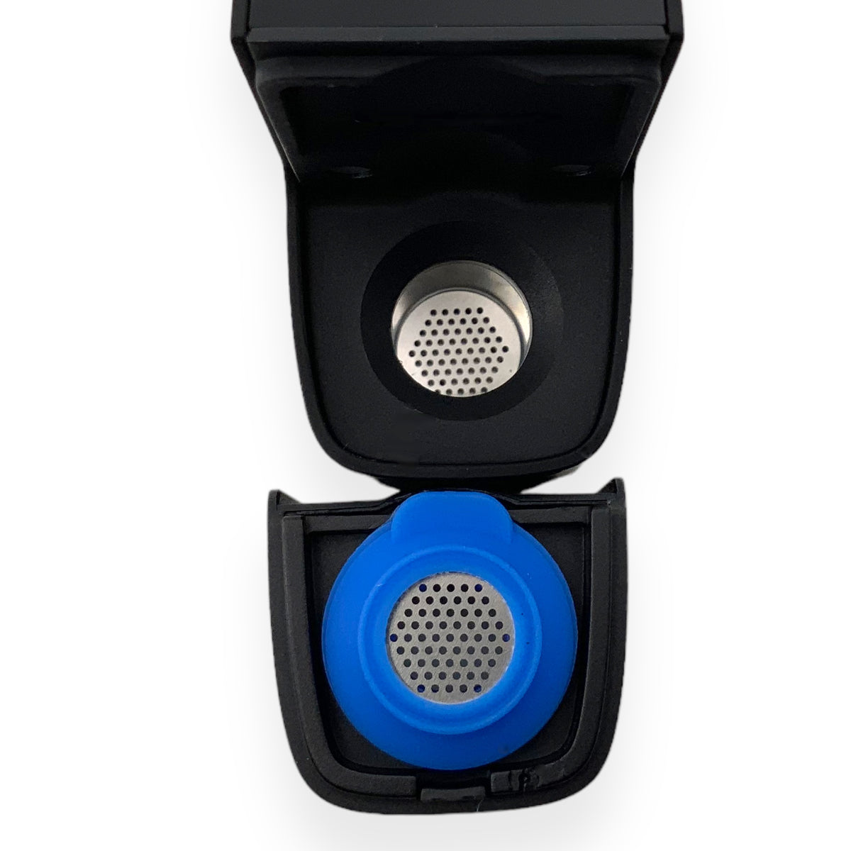FENiX Mini+ mit geöffneter Kammer und blauem Dichtring