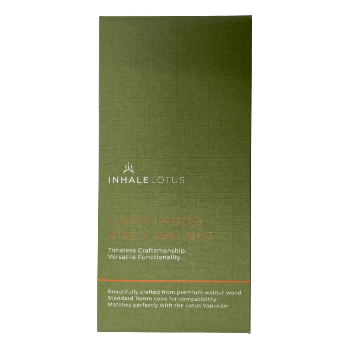 INHALE Lotus Wood Gentleman Pipe Walnut Edition Verpackung