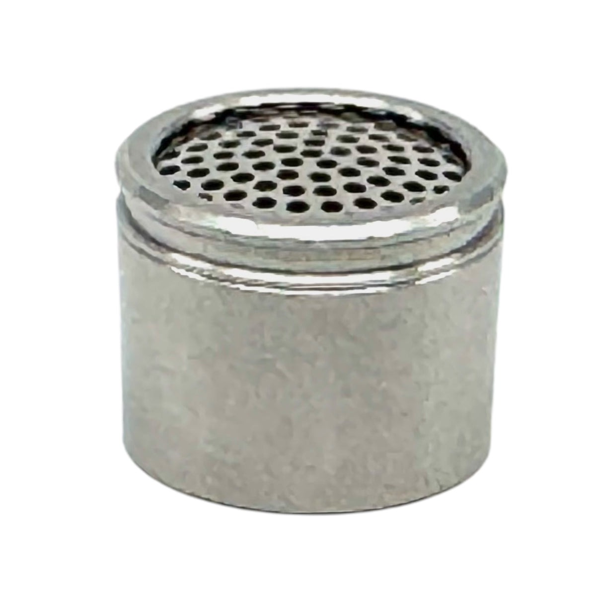 Einzelne Edelstahl-Dosierkapsel mit gelochtem Deckel