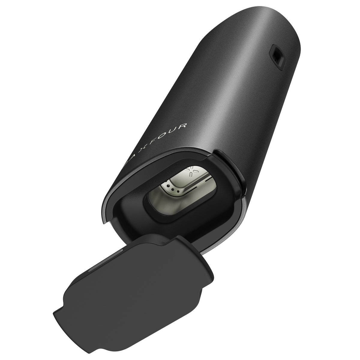 Pax FOUR Onyx mit geöffnetem Deckel und Details Kammer