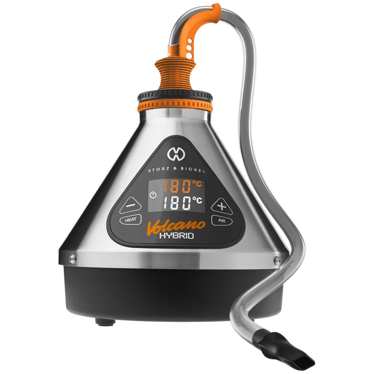 Storz & Bickel Volcano Hybrid Silber mit Schlauch