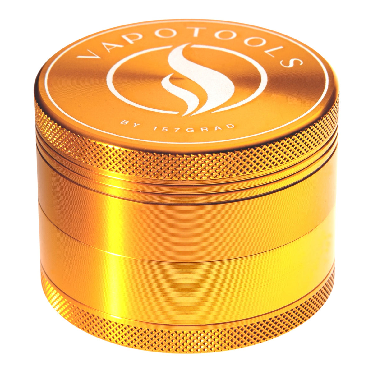 Vapotools by 157Grad Aluminium Premium Grinder Gold 