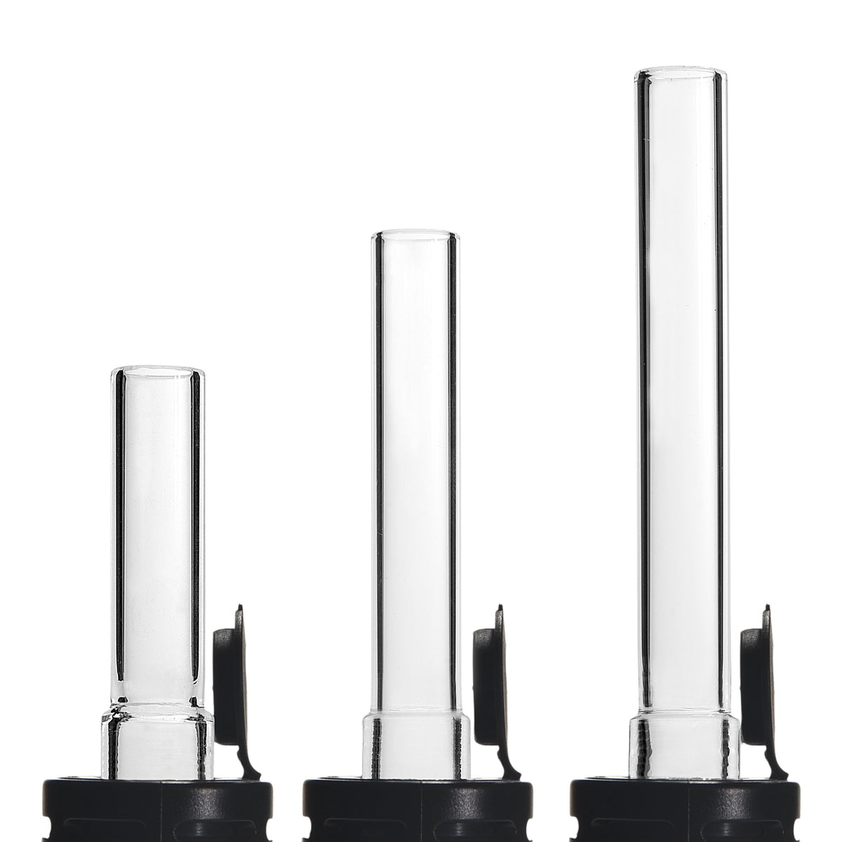 Vapotools by 157Grad Glas-Mundstücke passend für Arizer Air 2 & Solo 2 Vaporizer versch. Größen aufgesetzt
