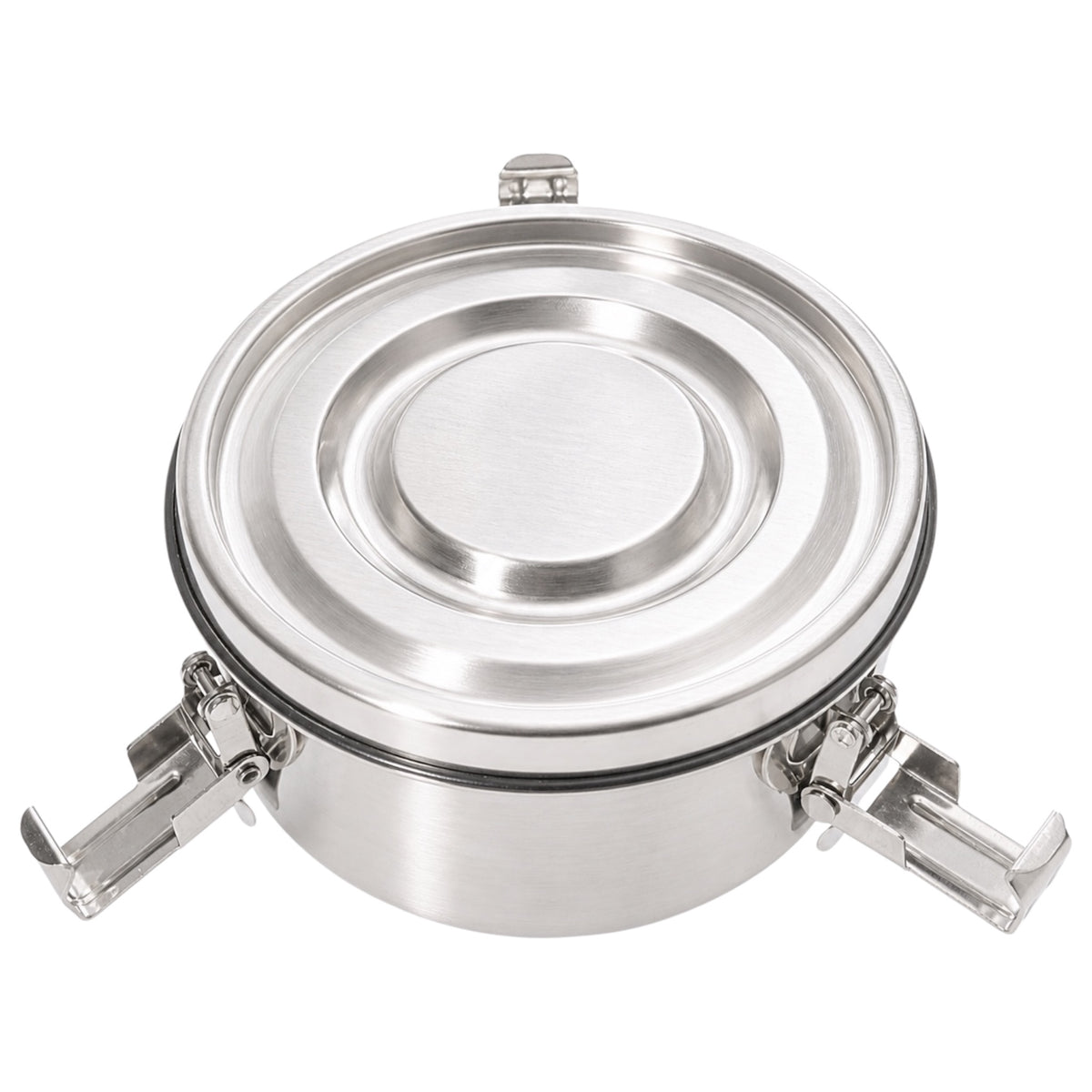 Vapotools by 157Grad Edelstahl-Vorratsbehälter 300ml Klammern geöffnet