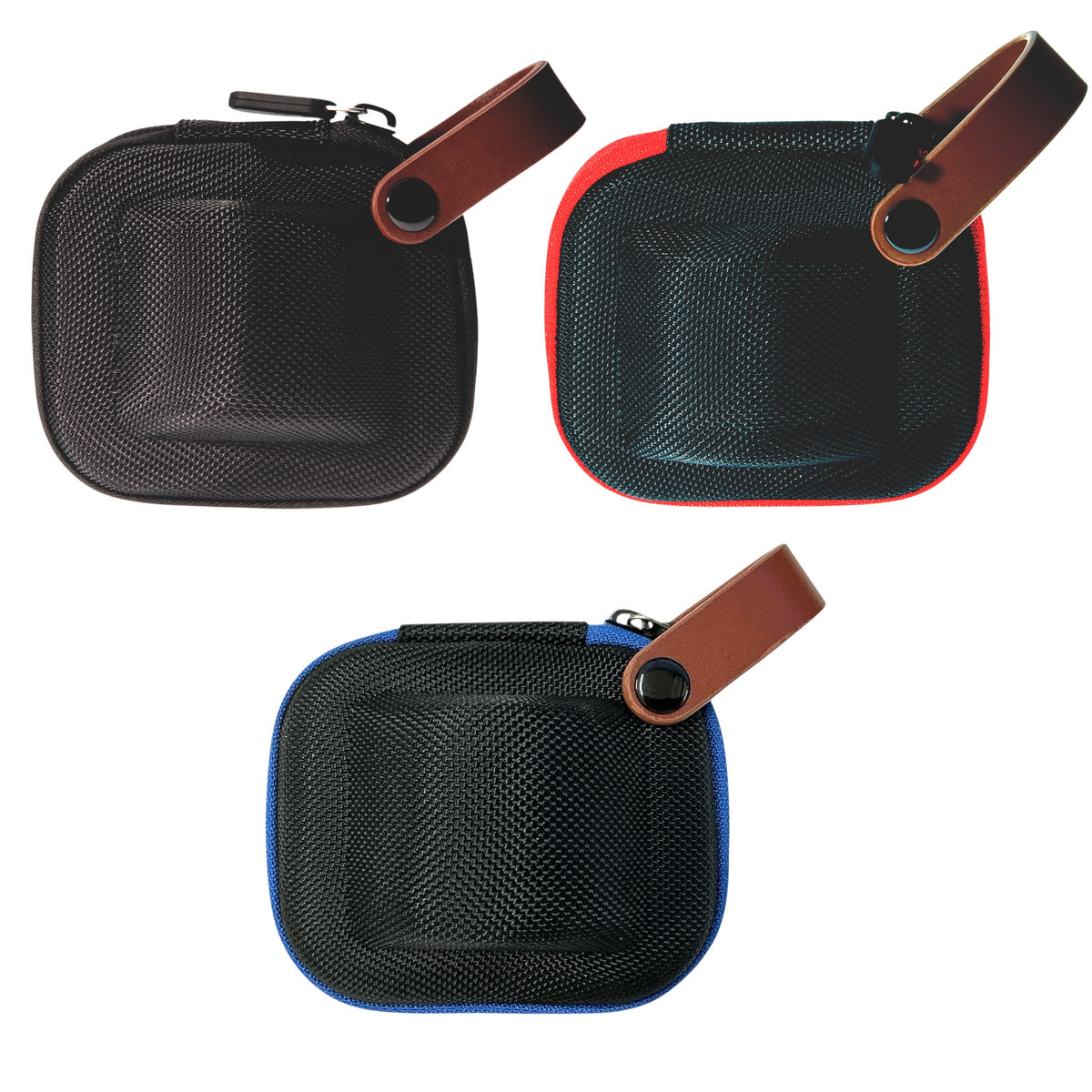 Vapotools by 157Grad Grindertaschen in Schwarz, Rot und Blau