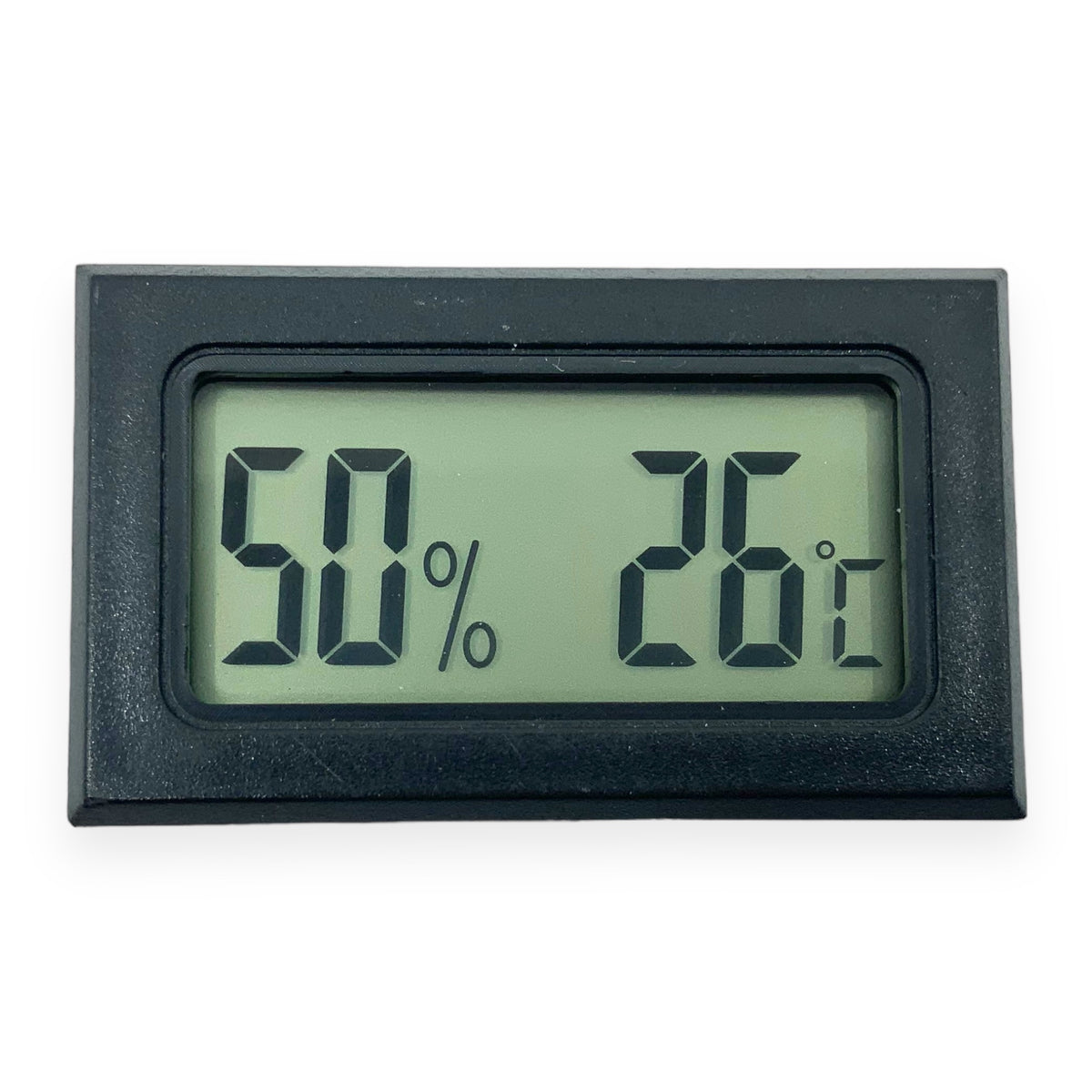 Digitales Mini-Hygrometer von Vapotools mit Anzeige von Luftfeuchte und Temperatur