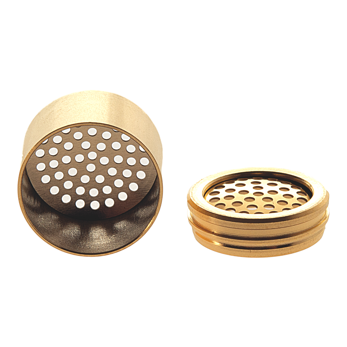 Vapotools by 157Grad Goldüberzogene Dosierkapseln passend für Xmax V3 Pro und Cuboo Stick einzelne Kapsel geöffnet
