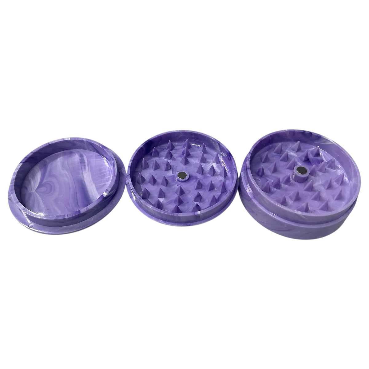 Vapotools by 157Grad Plastik Grinder 3tlg Lila