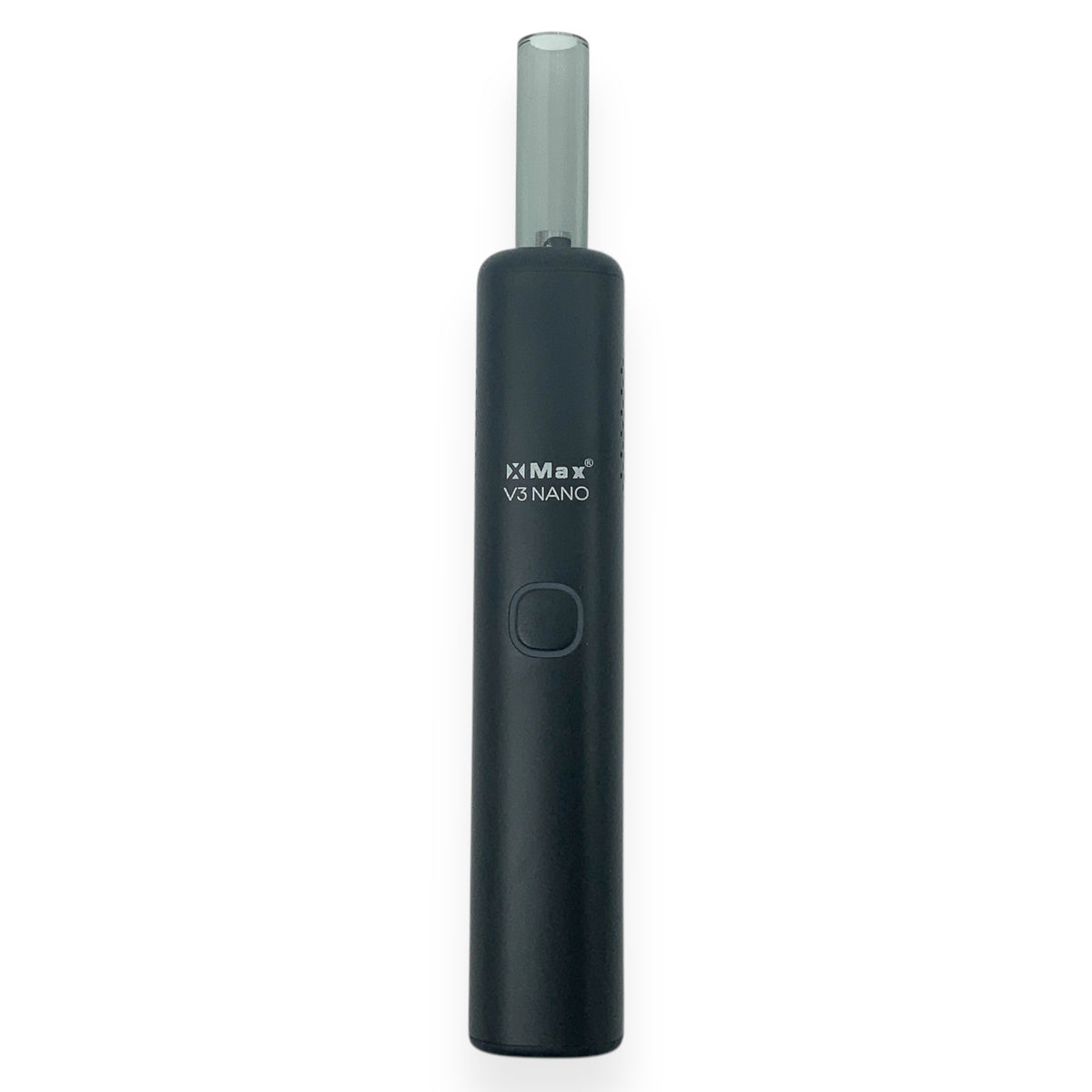 XMAX V3 Nano Vaporizer in Schwarz mit Glasmundstück